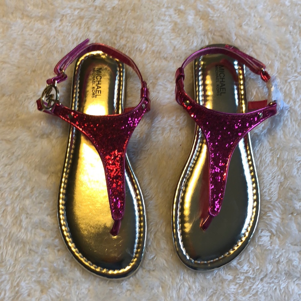 ‼️NEW‼️Michael Kors Girl’s Glitter Sandals